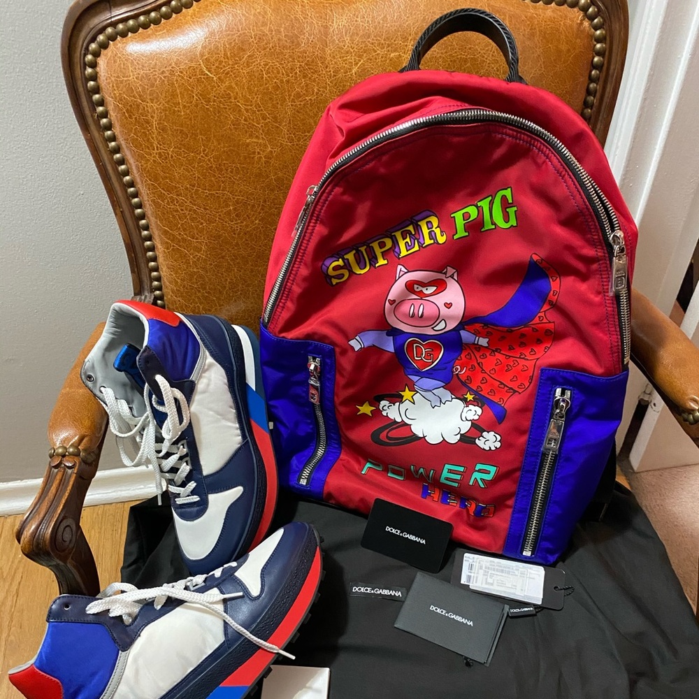 Sold...Dolce & Gabbana super pig backpack